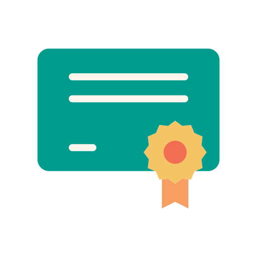 Ícone de certificado